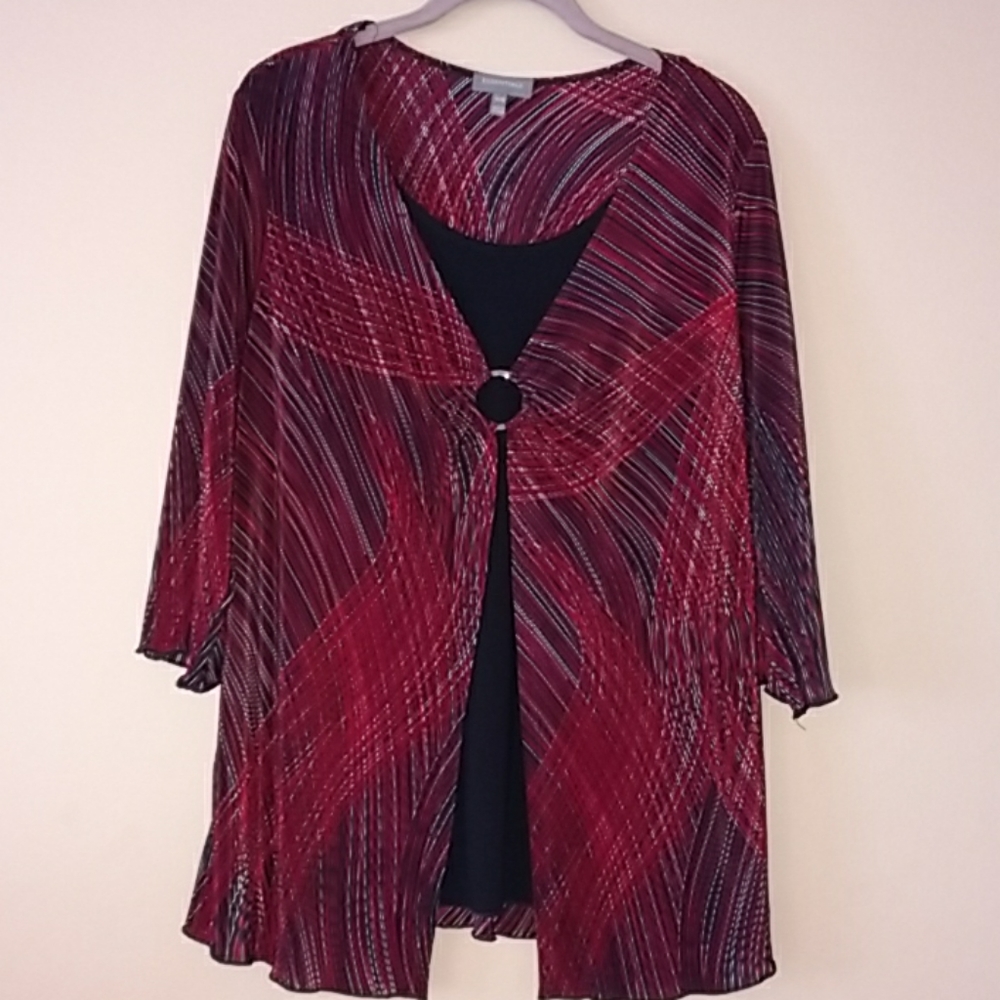 Essentials One Piece Layered Blouse